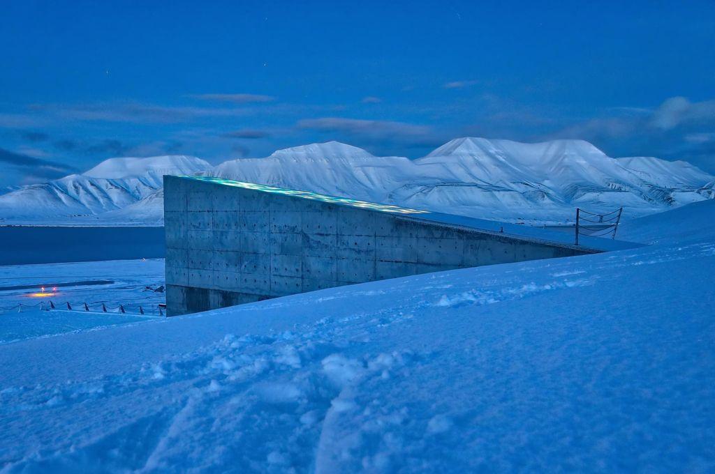 Entrance to the Global Seed Vault