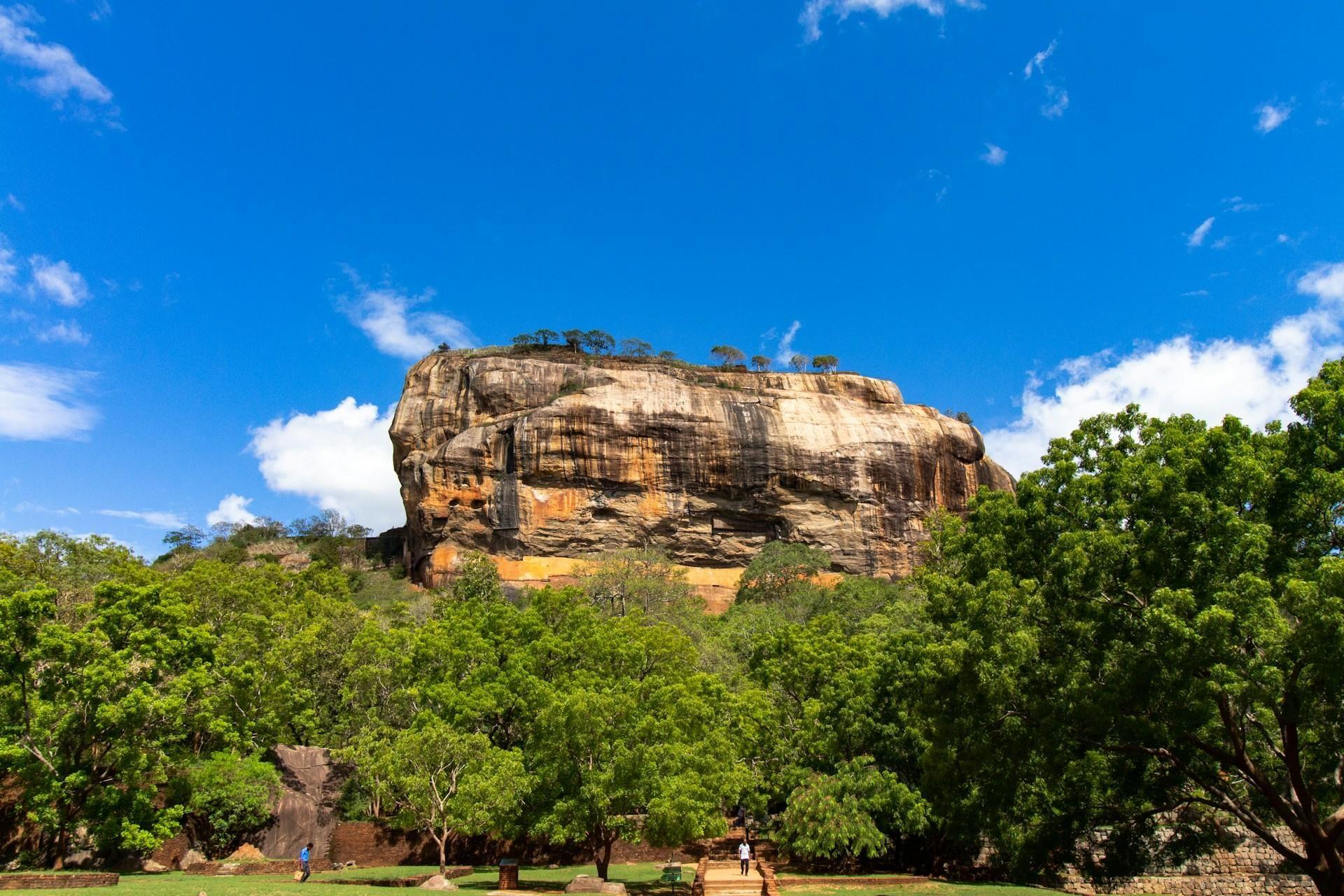 The ancient city of Sigiriya in Sri Lanka