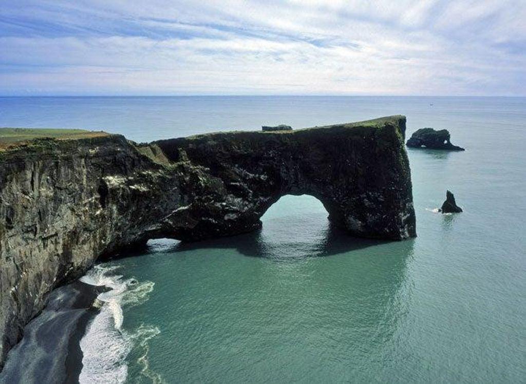 Icelandic peninsula of Dyrhólaey