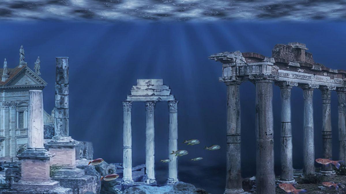 An underwater city with the charm of ancient China
