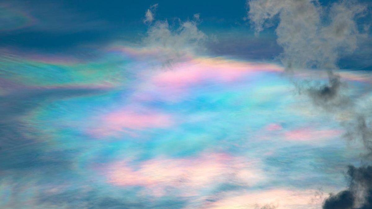 The clouds turn into unique and magical colorful shows.