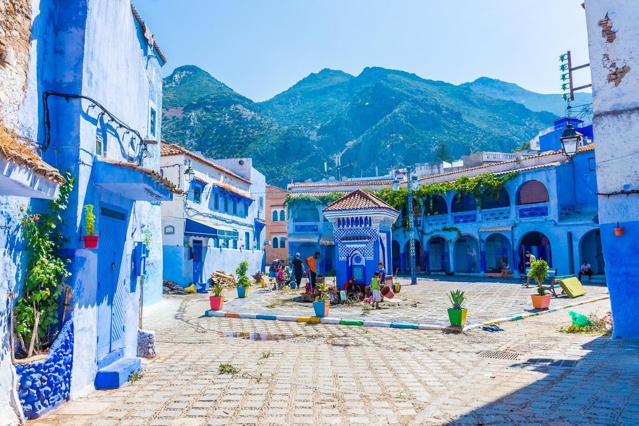 Chefchaouen, la città blu del Marocco.