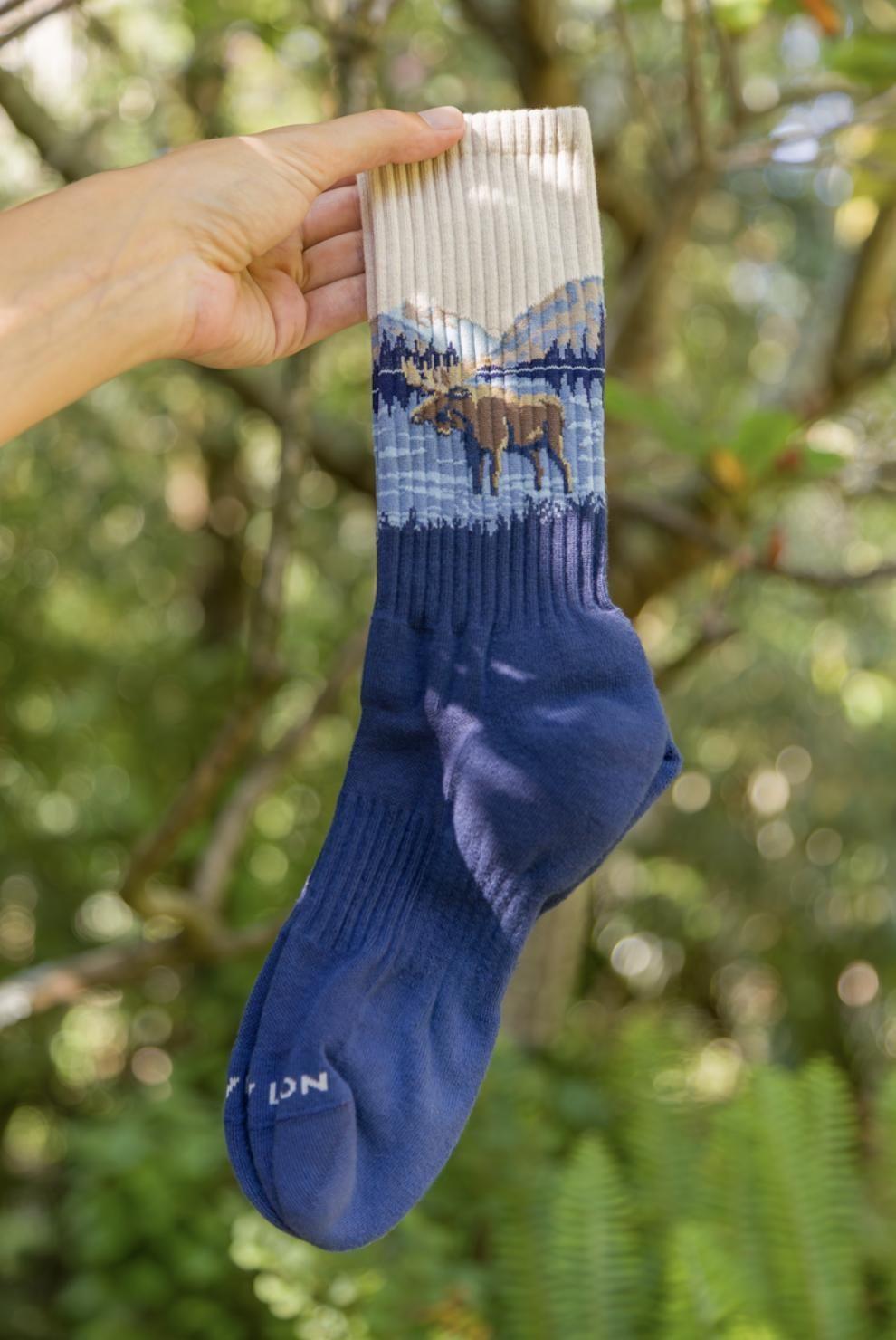 Athletic Elk Lake Dark Blue from Jimmy Lion: inspired by Grand Teton National Park