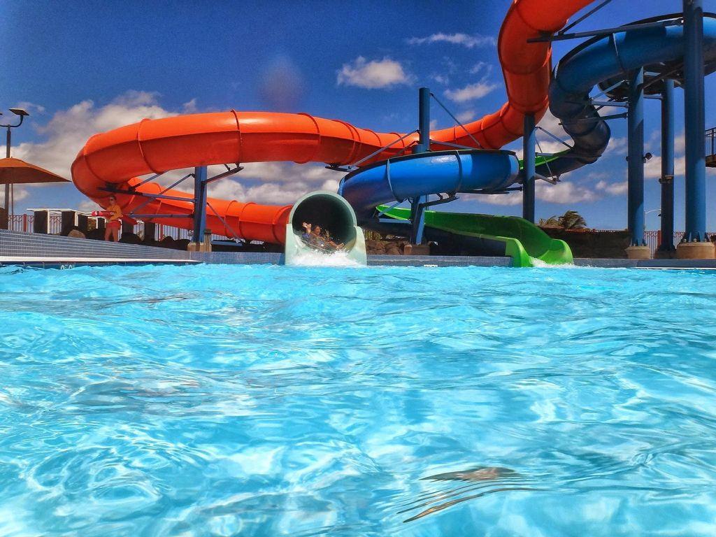 Water park slides