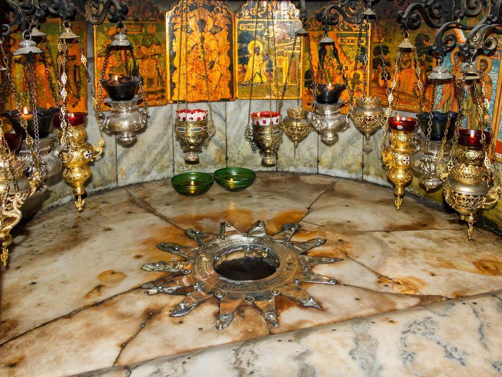 The basilica stands over the place where Jesus was born