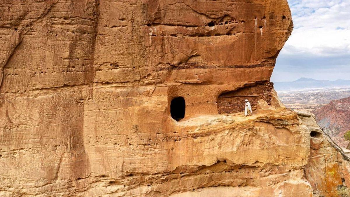 The highest and most inaccessible church in the world is located in Ethiopia.
