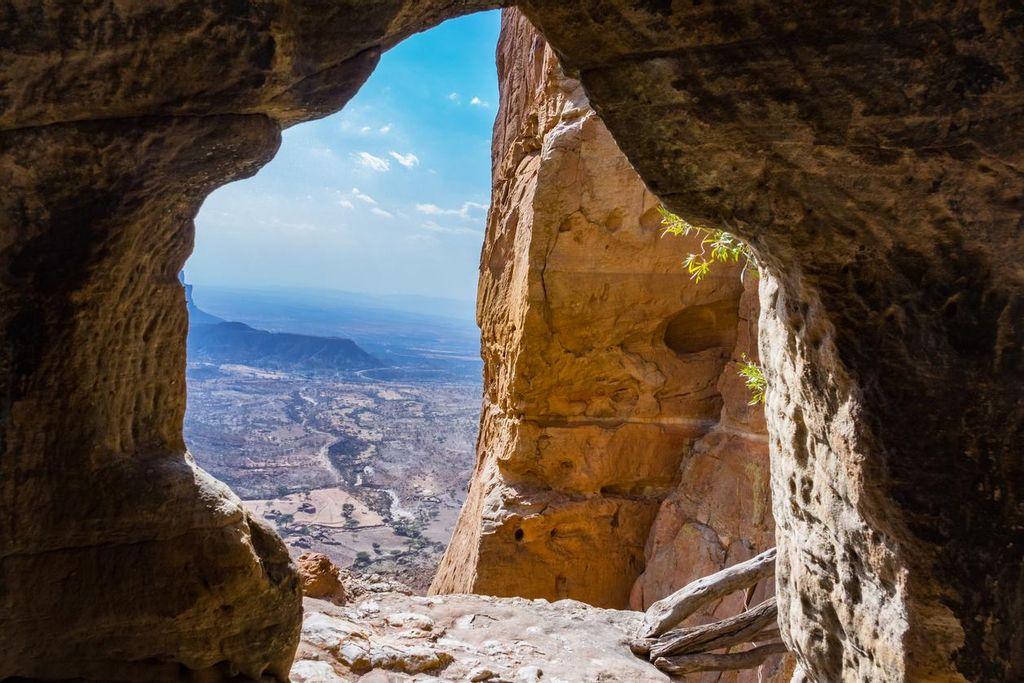There is a church in Ethiopia that stands out for its peculiar location.