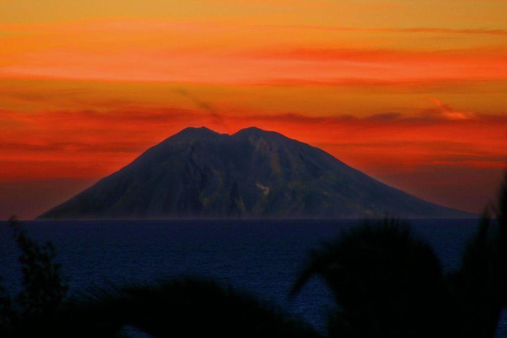 Sunset in Stromboli