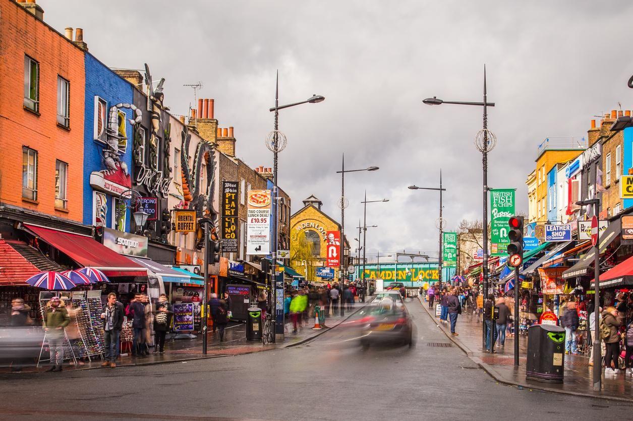 The Camden Town area in London.