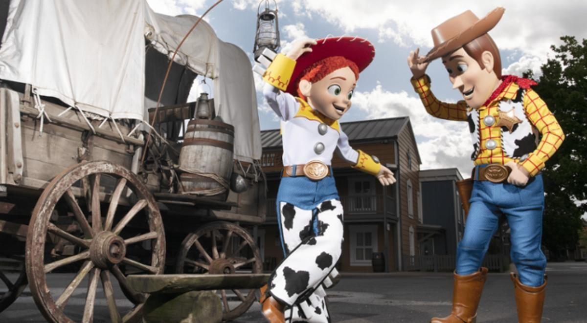 Woody and Jessie at Disneyland Paris