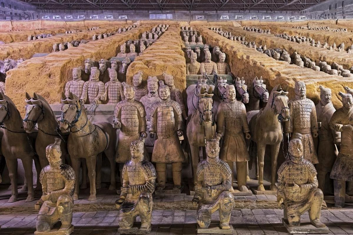 Mausoleum of the Qin Shi Huang Dynasty in China