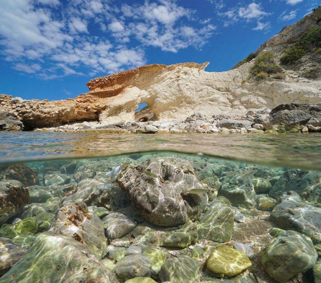 Cala bianca a Xàbia. 
