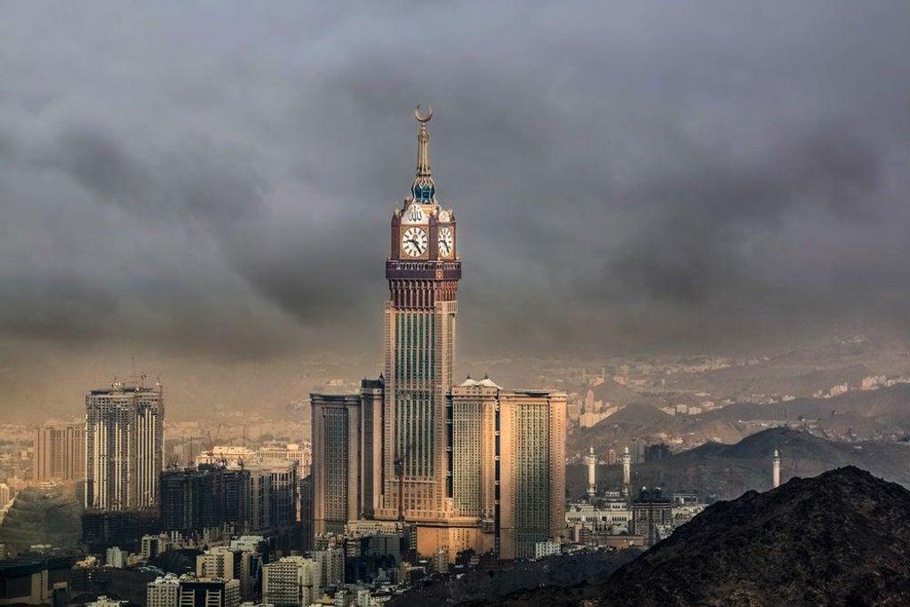 Makkah Royal Clock Tower, in Mecca, Saudi Arabia.