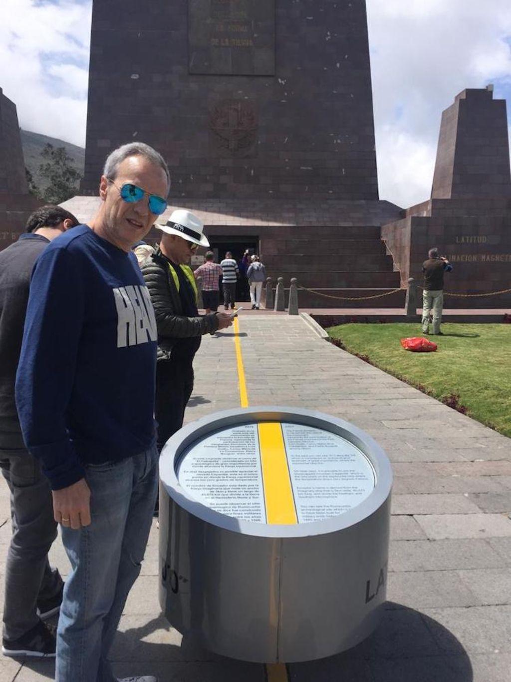 In the city of the Middle of the World, Ecuador