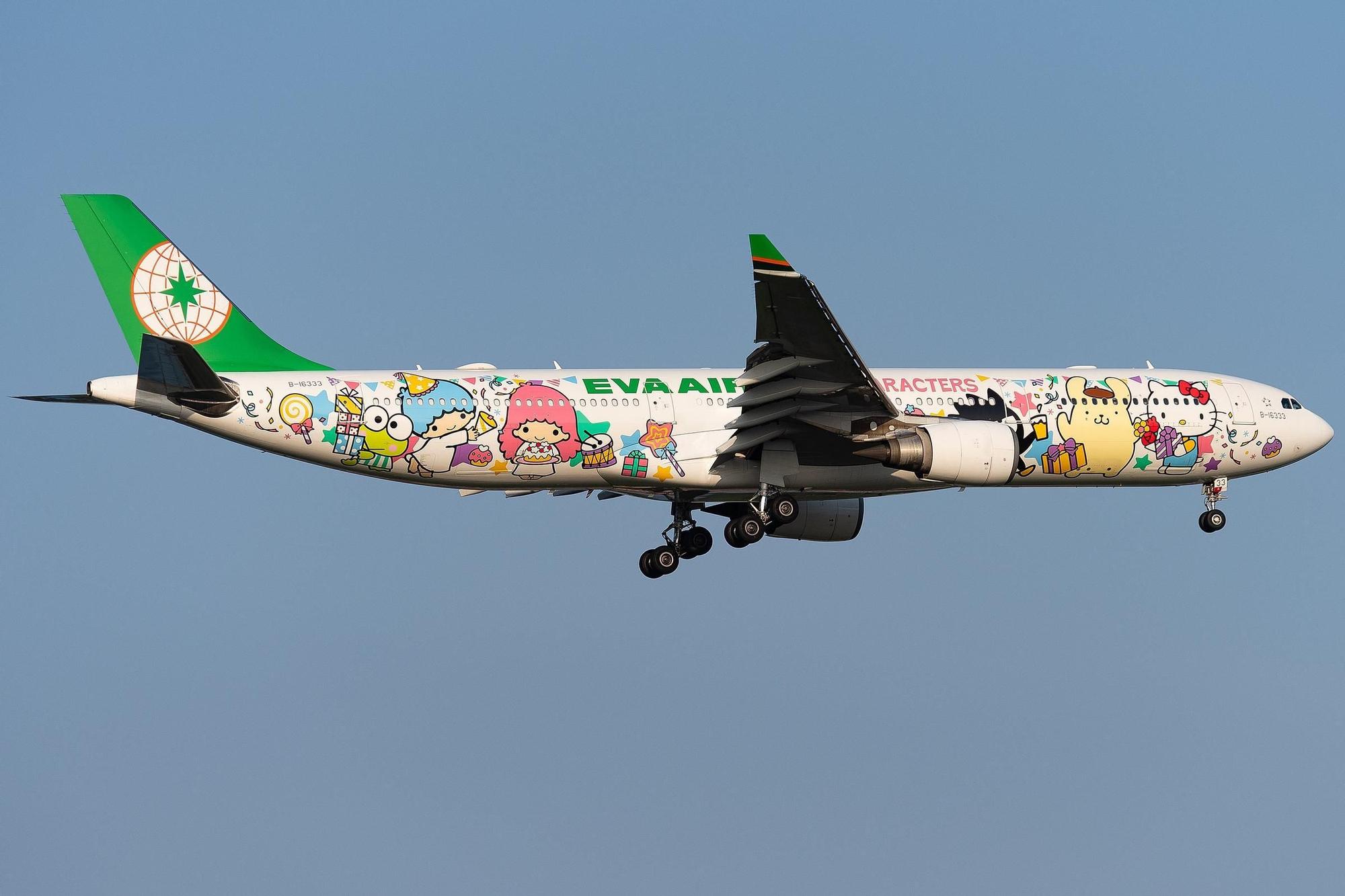 EVA Air è la compagnia aerea a tema Hello Kitty