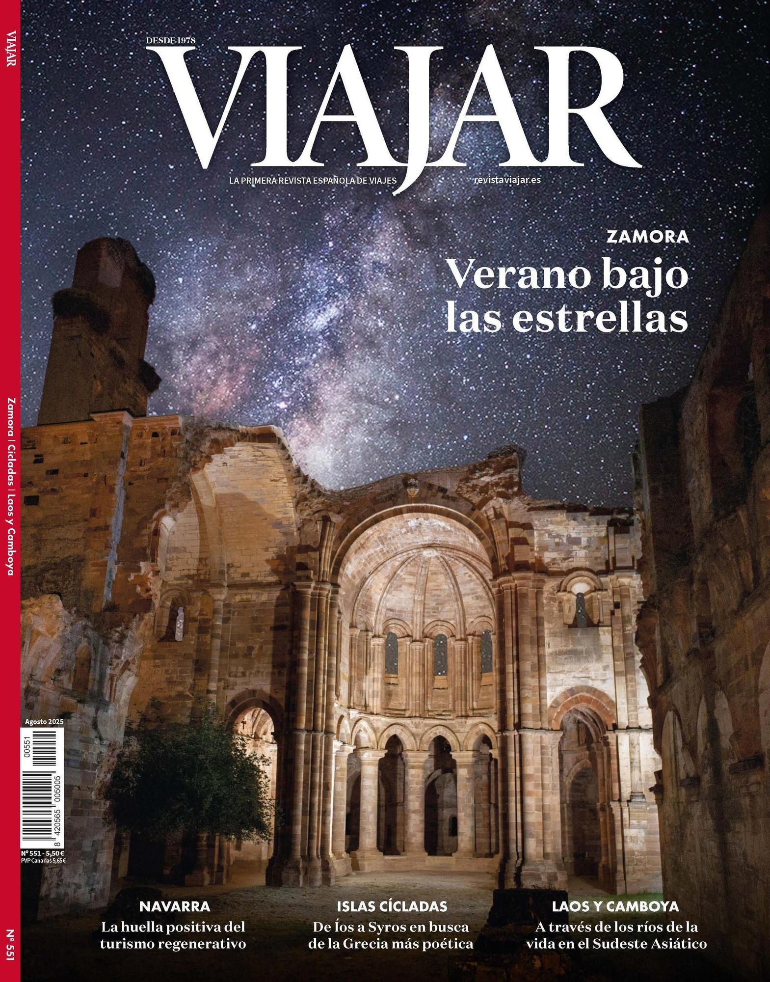 Cover August VIAJAR: Astrotourism in Zamora.