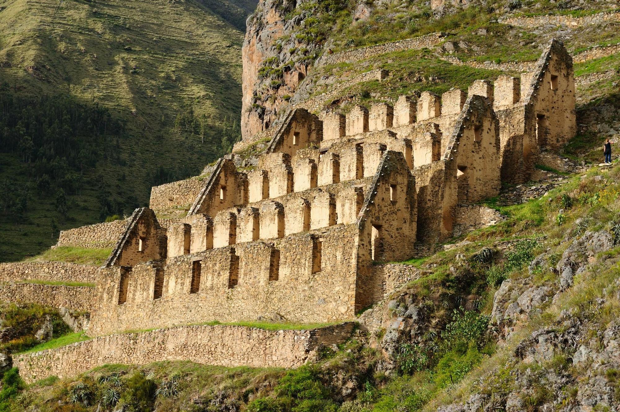The Inca fortress of Ollantaytambo