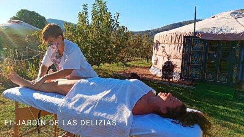 Massage services are also offered.