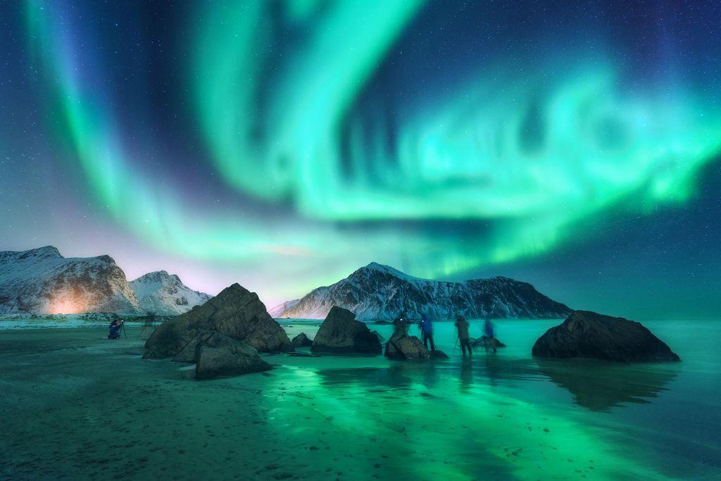 Travelers from around the world wait for hours to witness this natural phenomenon
