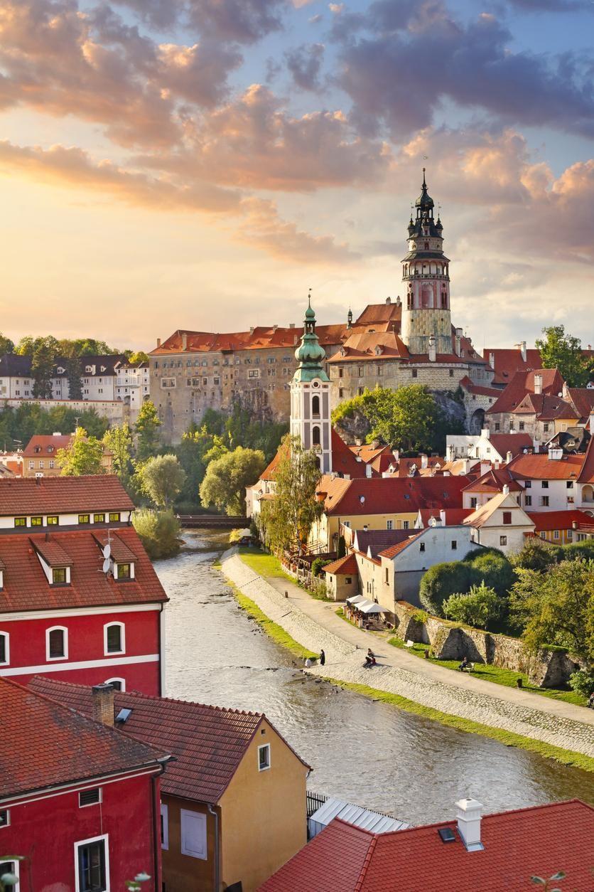 The streets have the charm of the Vltava River winding through the city.