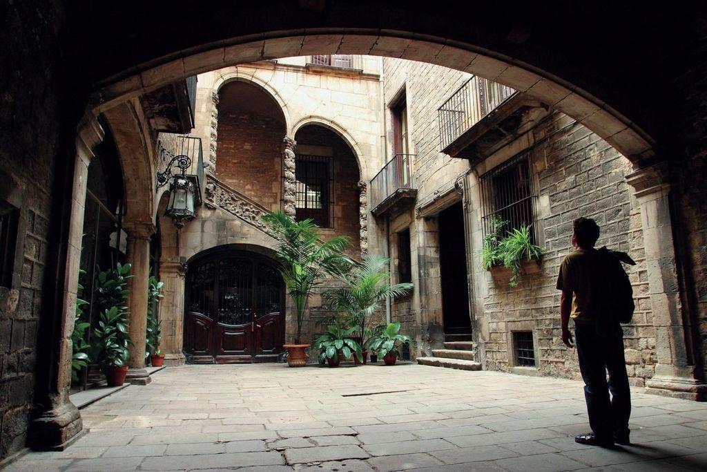 Entrance to the Picasso Museum in Barcelona