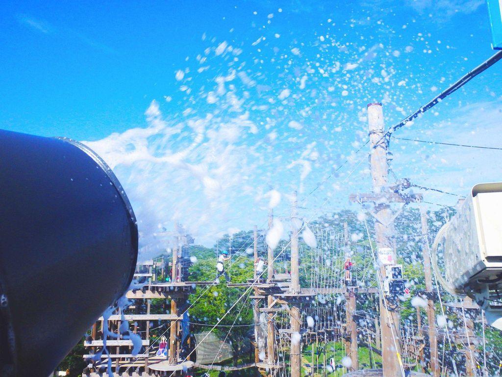 Obstacle course at the Shin Chan amusement park