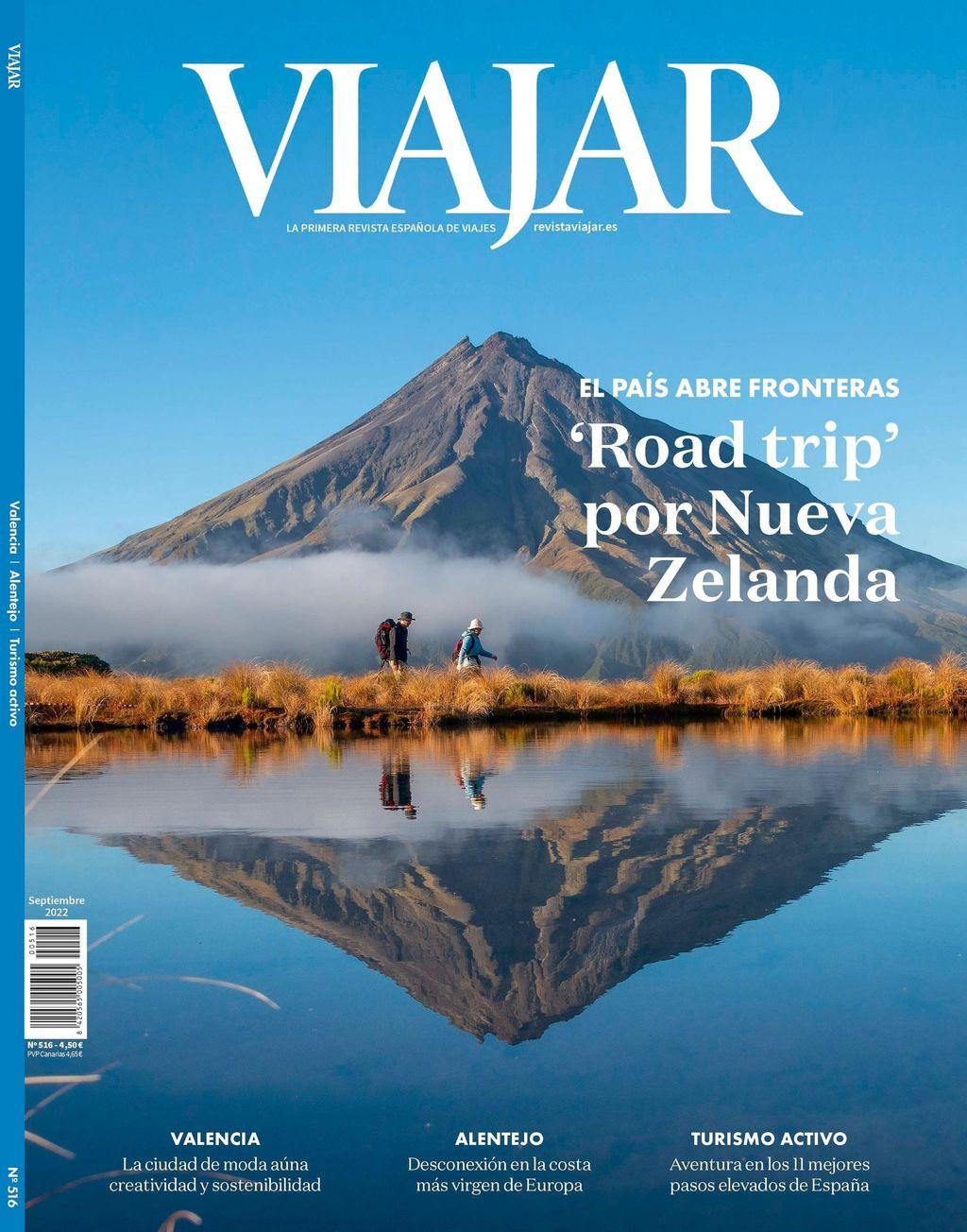 Cover of the magazine VIAJAR, September 2022.