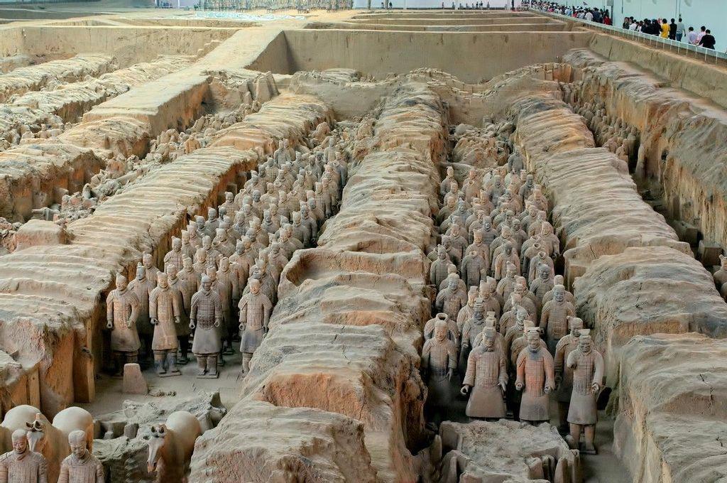 The imperial terracotta army was recognized as a World Heritage site in 1987.