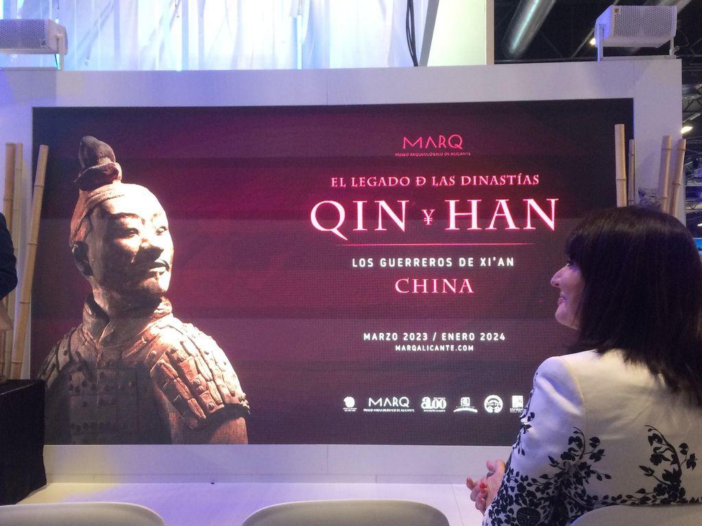 Presentation of the exhibition at Fitur.