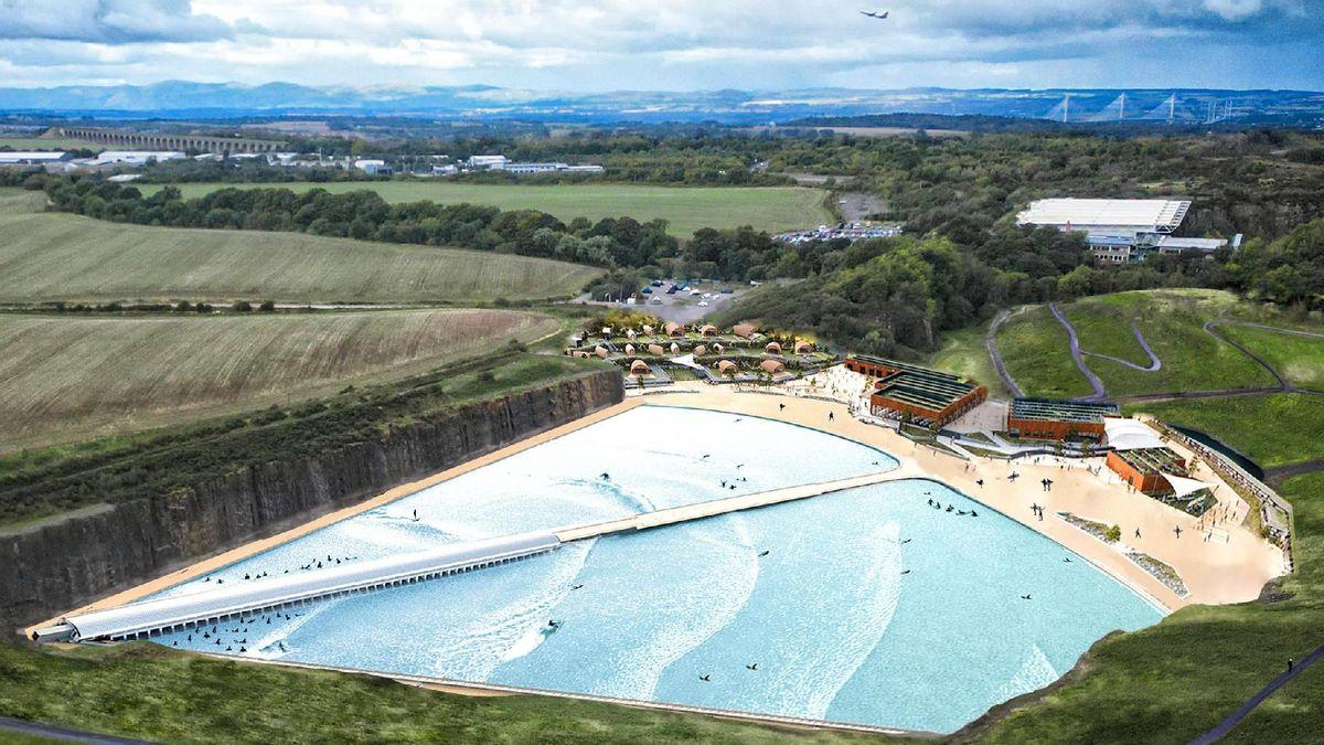 Countdown to the opening of the largest wave pool in Europe.