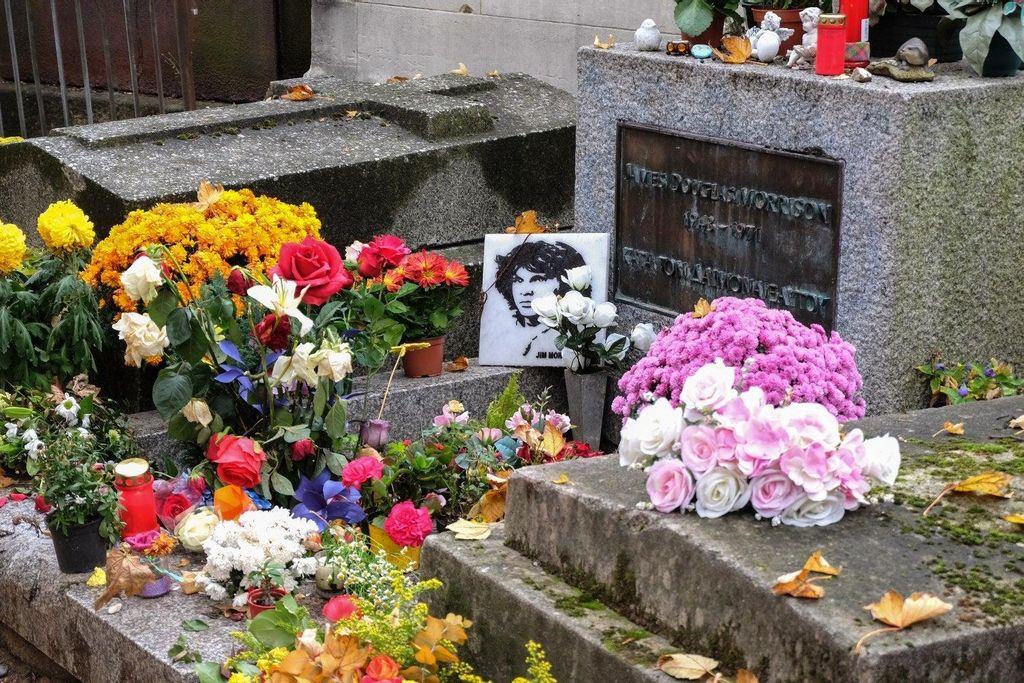 Jim Morrison, most famous graves