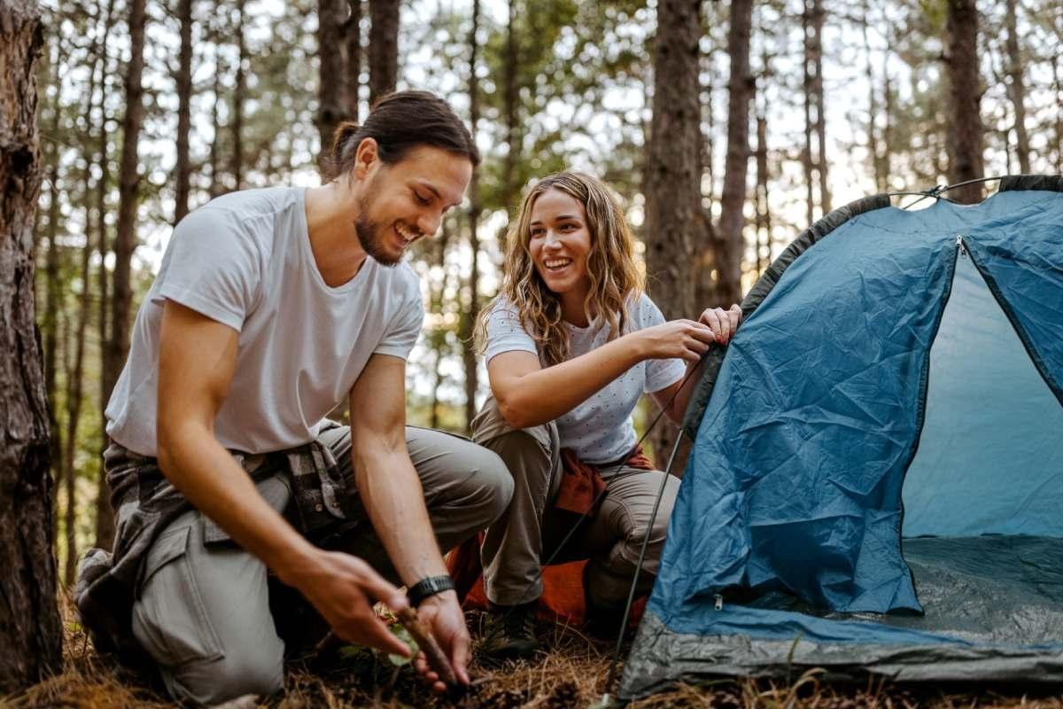 Camping with friends