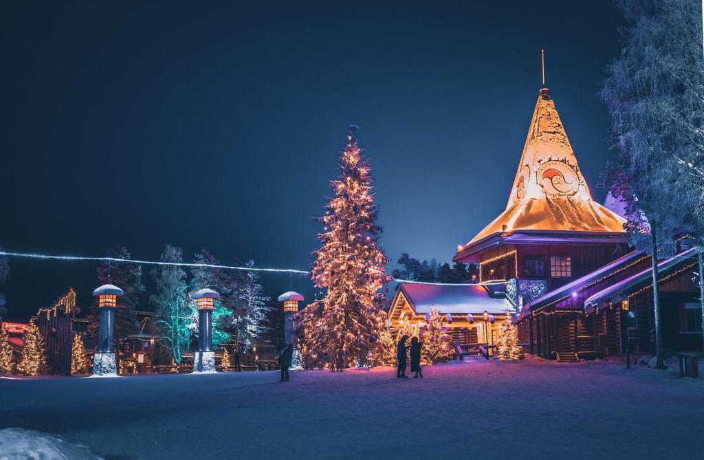It is said that the famous Santa Claus lives in this place.