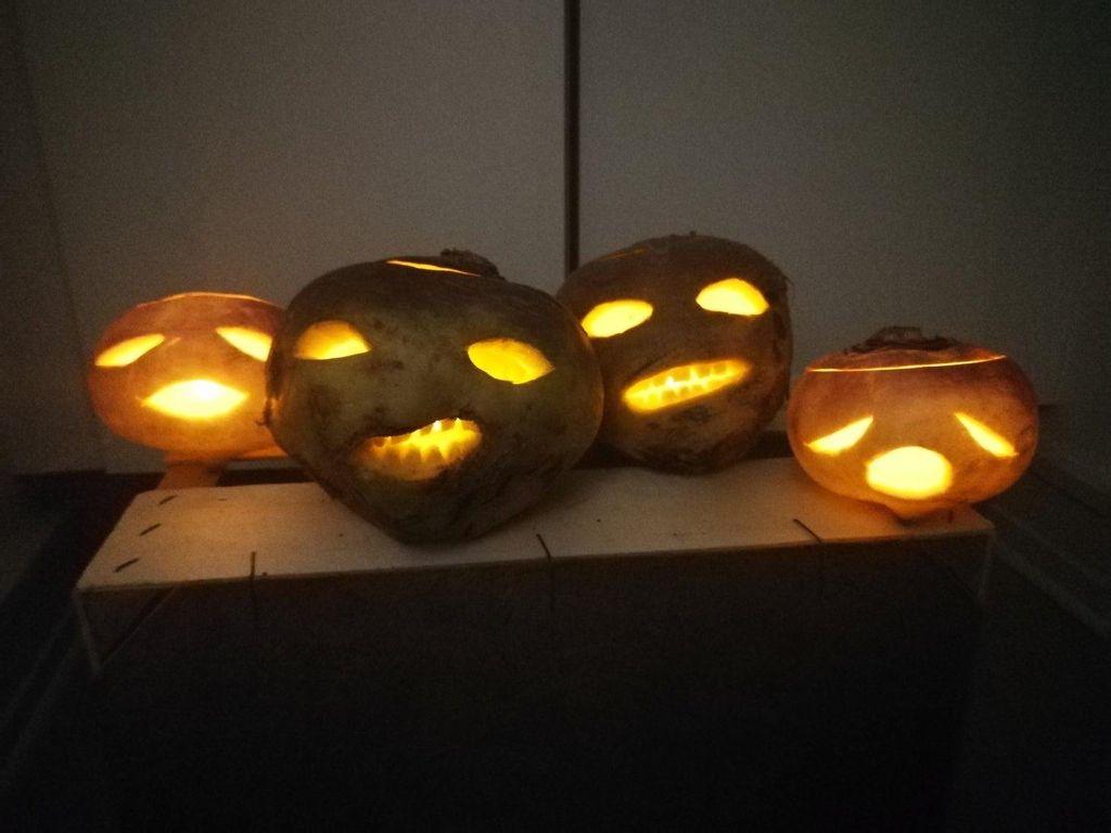 Carved Turnips